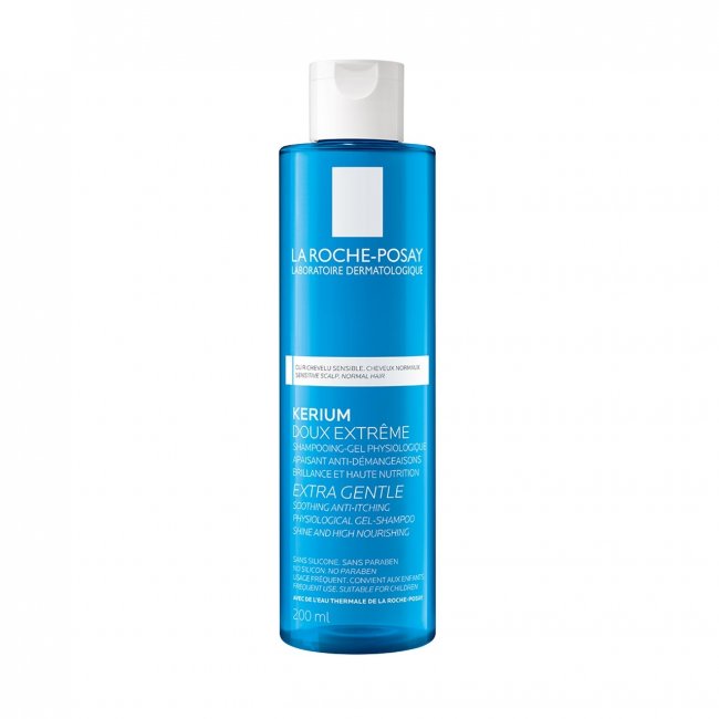 LA ROCHE POSAY  KERIUM EXTRA GENTL PHYSIO GEL SHAMPOO 200ML