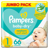 Pampers No.1 New Born 2-5Kg 66S