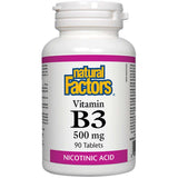 Natural Factor Vitamin B3 500 Mg Tab 90