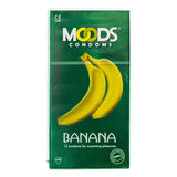 Moods Latex Banana Condoms, 12 Pieces