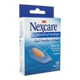 Nexcare Waterproof Clear Plasters (25x72mm), 20 Pieces