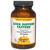 Country Life Liver Support Factrs Tabs 50S