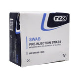 Max Alcohol Swab 200 Pcs