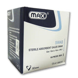 Max Gauze Swab Sterile 10X10Cm 8Ply 100S