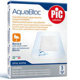 Pic Solution Aquabloc Ultra Thin Waterproof Post-Operative Plasters (10x10cm), 5 Pieces