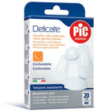 Pic Solution Delicate Conformable & Hypoallergenic Plaster, 20 Pieces