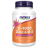 Now C 1000 Zinc & D3 Caps 100S