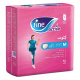 Fine Care Adult Diaper Active Pull Up Med 12S (Wmn)