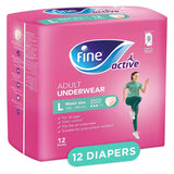 Fine Care Adult Diaper Active Pull Up L 12S (Wmn)