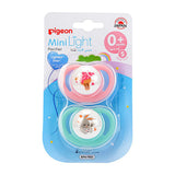 Pigeon Minilight Pacifier Twin Small 0+ Girl ( 78262 )