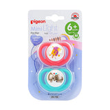 Pigeon Minilight Pacifier Twin Medium 6+ Girl ( 78263 )