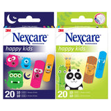 Nexcare Happy Kids Bandages, 2x20 Count