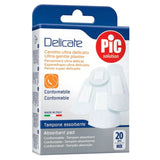 Pic Plaster Delicate Assorted Box Medium, 20 Pieces