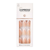 Kiss Impress Medium Nails -So French Kimm04C