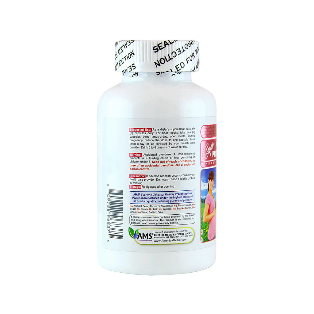Proconception Plus Female Fertility Supplement - Ams Preconception Plus Female Capsules ...