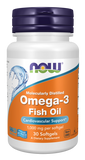Now Omega-3 Fish Oil 1000 Mg Soft Gels 30S