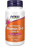 Now Vitamin D3 1000 Cap 180'S
