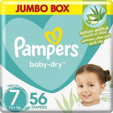 Pampers Normal Jumbo Box Size 7 56S