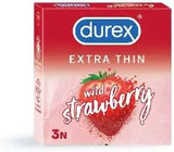 Durex Extra Thin Strawberry 3S(Oth)