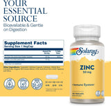 Solaray Zinc 50Mg Caps 100S