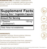 Solgar L-Theanine 150 Mg Capsules 60'S
