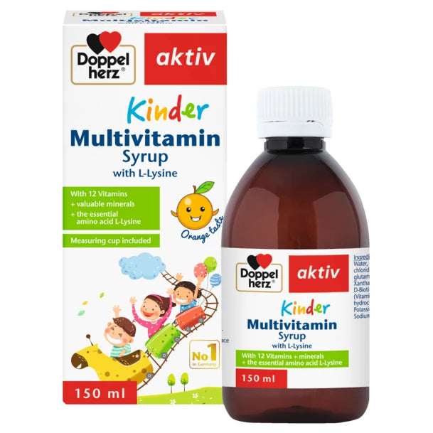 Doppelherz Kinder Multivitamin With Lysine Syrup 150Ml