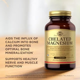 Solgar Chelated Magnesium Tablets 100'S