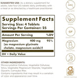 Solgar Chelated Magnesium Tablets 100'S