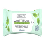 Beauty Formula Witch Hazel Biodegradable Make Up Remover Wipes 25'S
