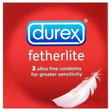 Durex Fetherlite Feel Thin Condom 3S