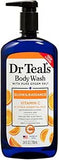 dr teals epsom salt body wash - vitamin c & citrus oils 710 ml