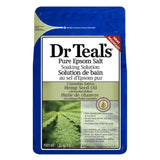 dr teals epsom bath salt - cannabis sativa hemp seed oil 1.36 kg