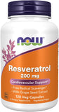 NOW® Resveratrol 200 mg – 120 Capsules