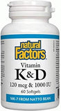 Nf Vitamin K&D 120 Mcg + 1000Iu 60S