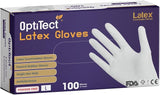 Opti-Tect Powder-Free Latex Gloves Large 100'S