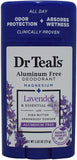 dr teals aluminum free deodorant lavender 75g