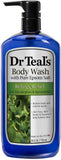 dr teals epsom salt body wash - eucalyptus&spearmint 710ml