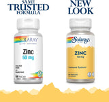 Solaray Zinc 50Mg Caps 100S
