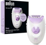 Braun Silk-epil 3 SE 3-000 Epilator, White