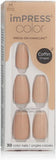 Kiss Impress Color Nails Medium Coffin- Latte Imc506C