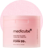 Medicube Pdrn Pink Collagen Toning Gel Toner Pad 70Pads