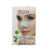 Pritty Nose Pore Strips Green Tea 6 Pcks