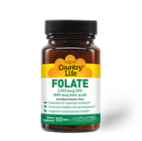 Country Life Folic Acid 800Mcg 100S Tab