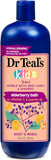 Dr Teals Kids 3 In 1 Bubble Bath, Body Wash & Shampoo Elderberry & Vitamin C 591Ml