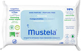 Mustela Cleansing Water Wipes 60'S
