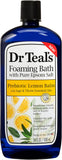 dr teals foaming bath with pure epsom salt prebiotic lemon balm 1000ml