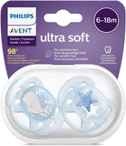 Philips Avent Ultra Soft Pacifier 6-18M X2 Boy( Av1746 )
