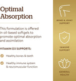 Solgar Vitamin D3 5000 Iu Softgels 100'S