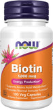 Now Biotin 1000Mcg Vcaps 100S