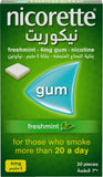 Nicorette Freshmint Gum 4Mg 105S